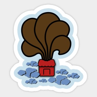 Cloud Home Sticker